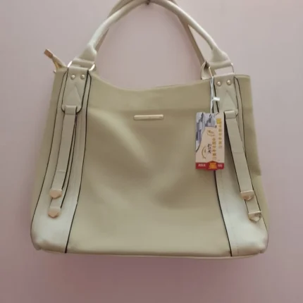 Royal Cream & Off-White Shoulder Bag for Women